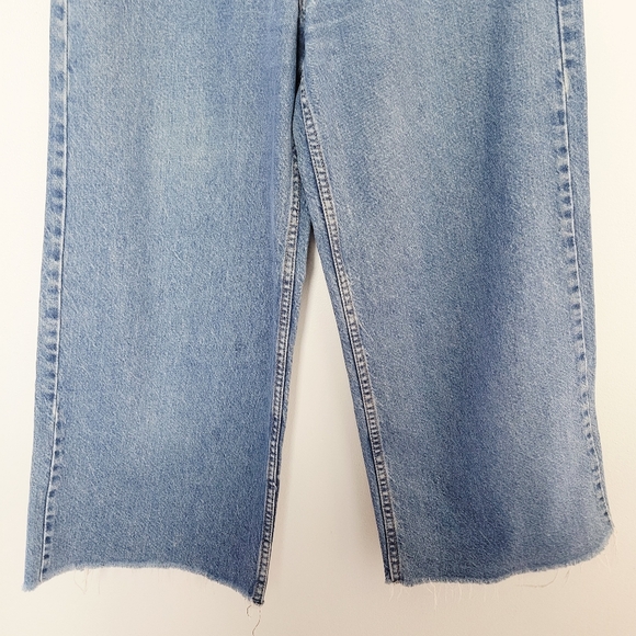 Zara Jeans High Rise Wide Leg Size 6 - Picture 6 of 13